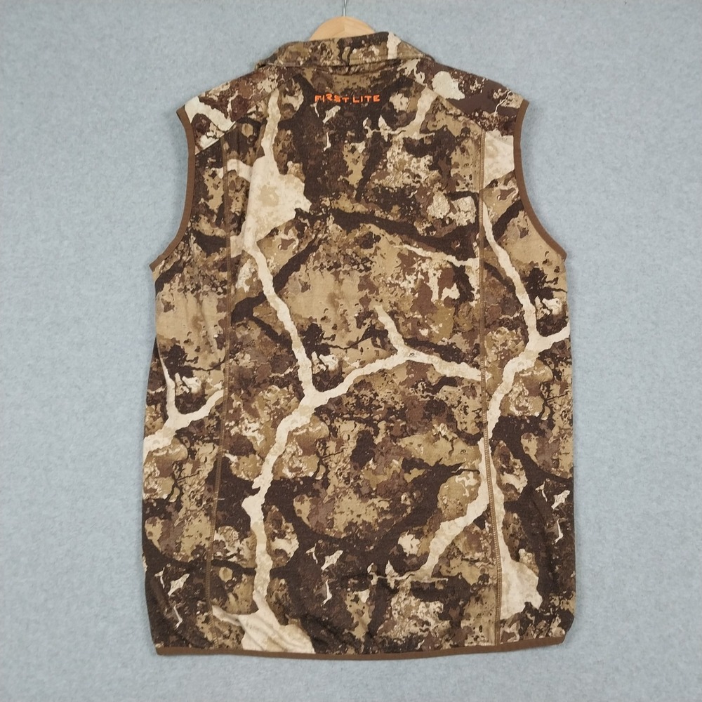 First Lite Sawtooth Hybrid Vest Large Cipher Camoflauge Hunting Outdoors Wool - Picture 3 of 12